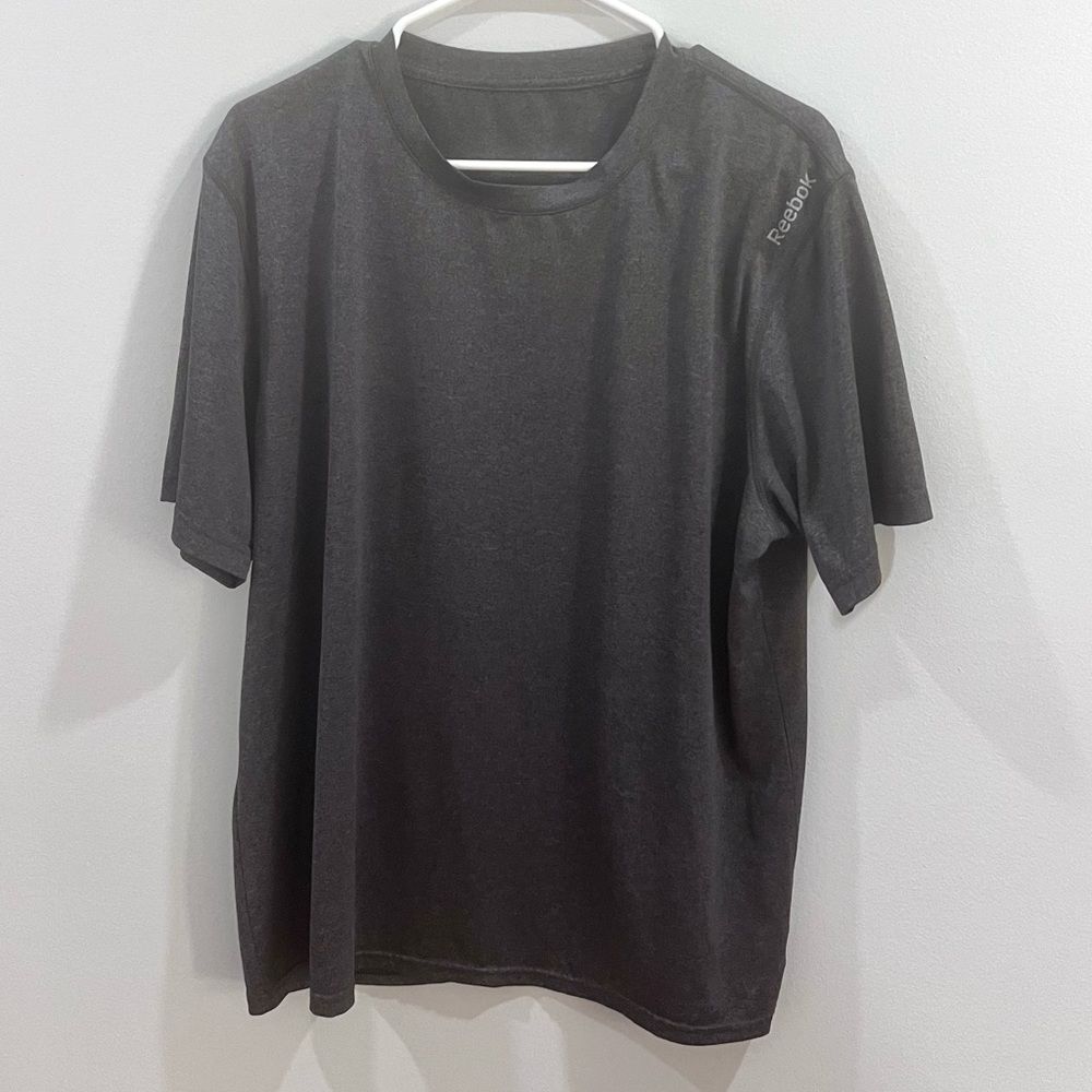 Reebok gray driFit tshirt size large
